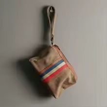 Classic Retro Canvas Handbag Small Portable Crossbody Bag for Men And Women Casual Street Style Zipper Closure Soft Bag